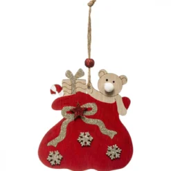 SUSPENSION BOIS HOTTE NOUNOURS 11CM