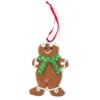 SUSPENSION BONHOMME PAIN D EPICES VERT 10CM