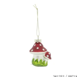 SUSPENSION CHAMPIGNON VERRE D.5CM