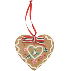 SUSPENSION COEUR PAIN EPICE H.9CM