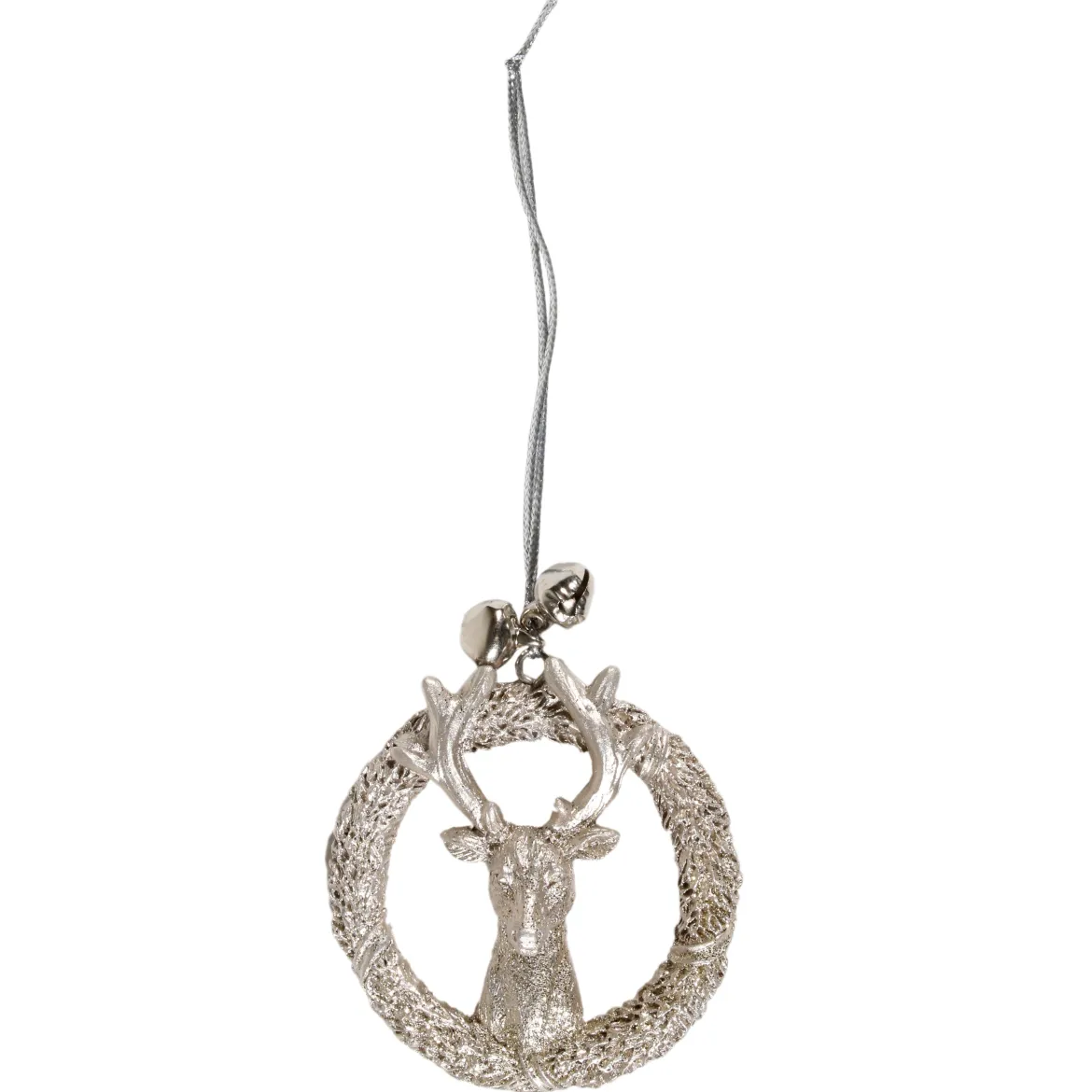 SUSPENSION COURONNE REINE METAL 15X6CM
