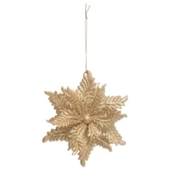 SUSPENSION DE NOEL FLEUR CUIVRE 11CM