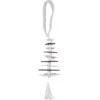 SUSPENSION FLOCONS DE NEIGE EN BOIS 6X31CM