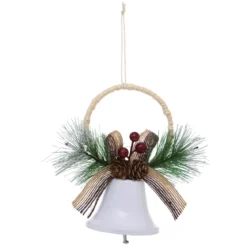 SUSPENSION FORME GRELOT ROUGE OU BLANC