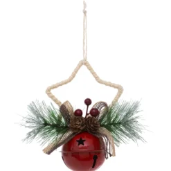 SUSPENSION FORME GRELOT ROUGE OU BLANC