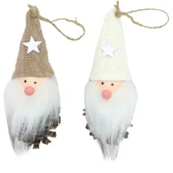 SUSPENSION LUTIN POMME PIN H.16CM