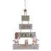 SUSPENSION PANCARTE MERRY CHRISTMAS VERT ET DORE