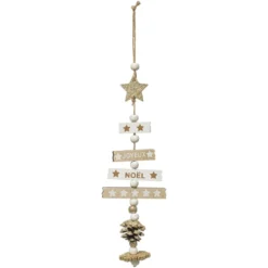 SUSPENSION SAPIN ARTICULE BLANC