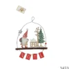 SUSPENSION SCENETTE NOEL 20X1.5X28CM BOIS