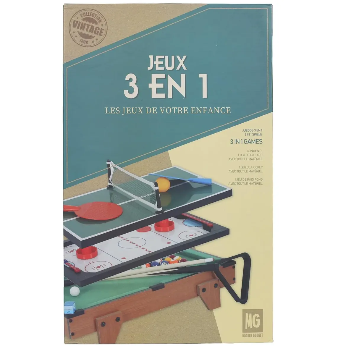 TABLE JEU 3 EN 1
