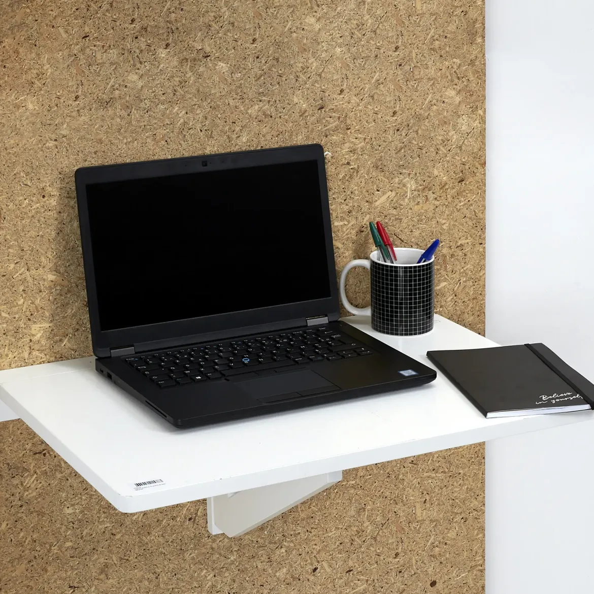 TABLE MURALE PLIANTE BLANC MILA