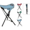 TABOURET CAMPING PLIANT METAL