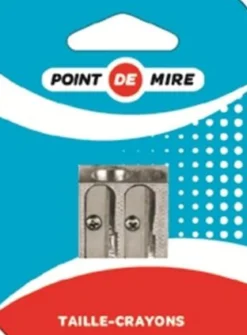 1 TAILLE CRAYON METAL 2 USAGES