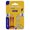 TEKMEE 2 CABLES YOU ET ME 1M LIGHTNING TYPE C