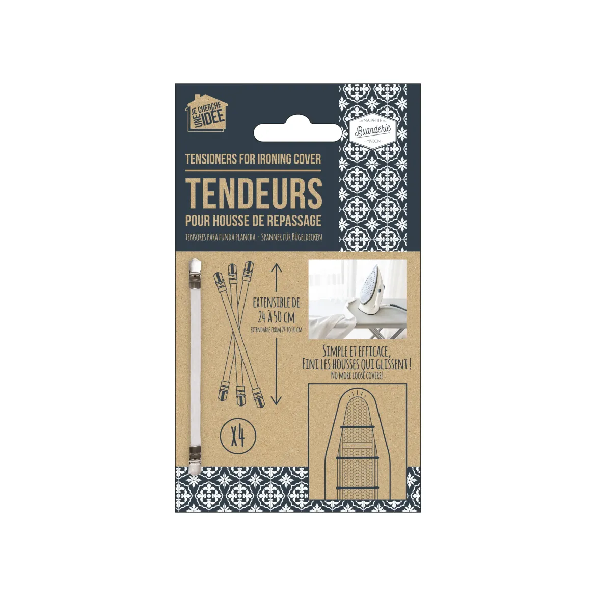 TENDEUR HOUSSE X4 PIECES