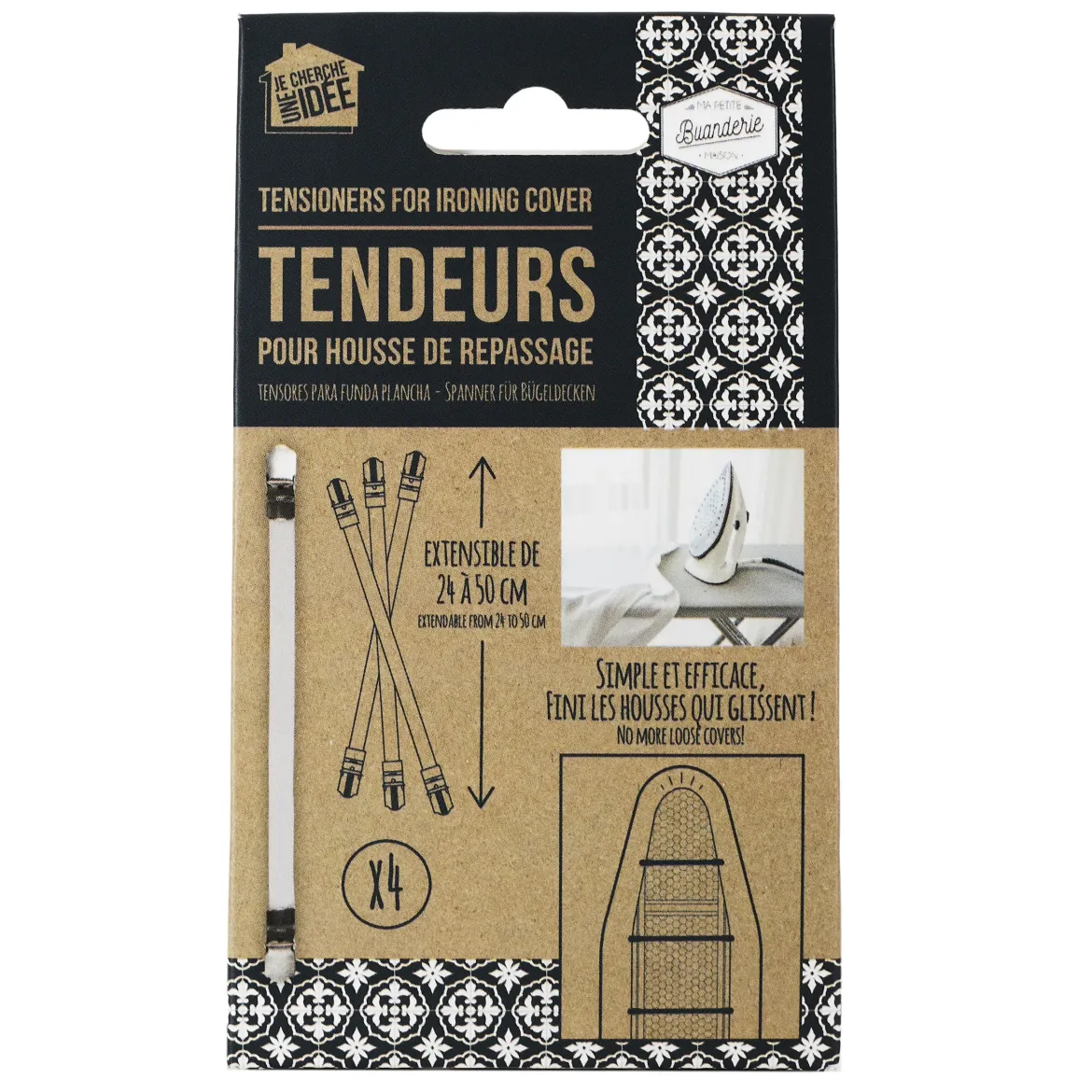 TENDEUR HOUSSE X4 PIECES