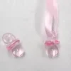 TETINE DECO PLEXIGLAS X10 PIECES ROSE