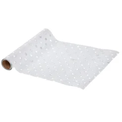 TISSU FOIL BRILLANT ARGENT 28X500CM