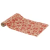 TISSU JUTE BOULE DE NOEL ROUGE PAILLETTE 28X300CM