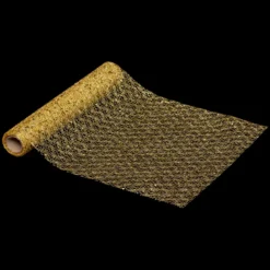 TISSU MESH SEQUIN OR 28X300CM