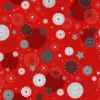 TOILE CIREE RLX 1 40MX20M PVC IMP MET NOVA STAR ROUGE ARGENT