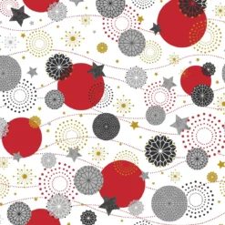 TOILE CIREE RLX 1.40MX20M PVC IMP METAL NOVA STAR BLANC OR