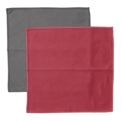 TORCHON MICROFIBRE ESSUIE VERRE 30X30CM X2