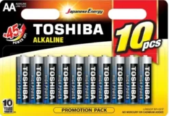 TOSHIBA ALKA 10 PILES AA