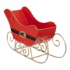 TRAINEAU PERE NOEL METAL L.25CM