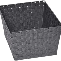 TRES GRANDE PANIERE DRESSING EVASEE EN POLYESTER GRIS
