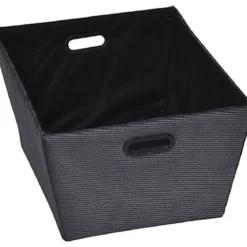 TRES GRANDE PANIERE DRESSING EVASEE EN POLYESTER AVEC DEUX P