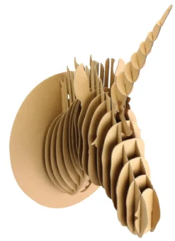 TROPHEE LICORNE CARTON A ASSEMBLER 25 X 40 X 28 CM