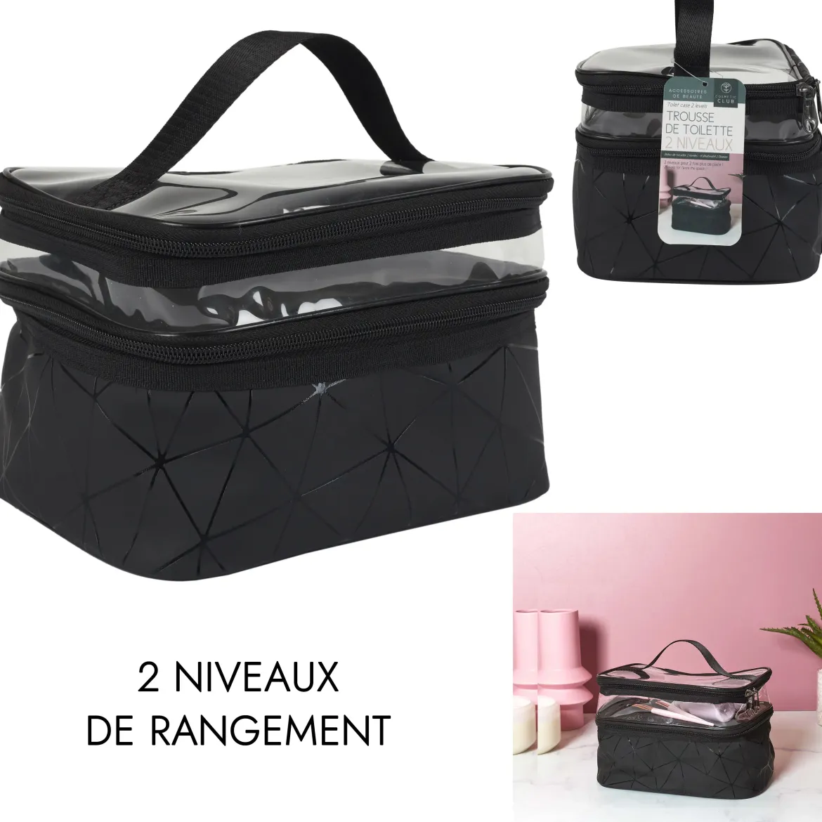 TROUSSE DE TOILETTE 2 NIVEAUX