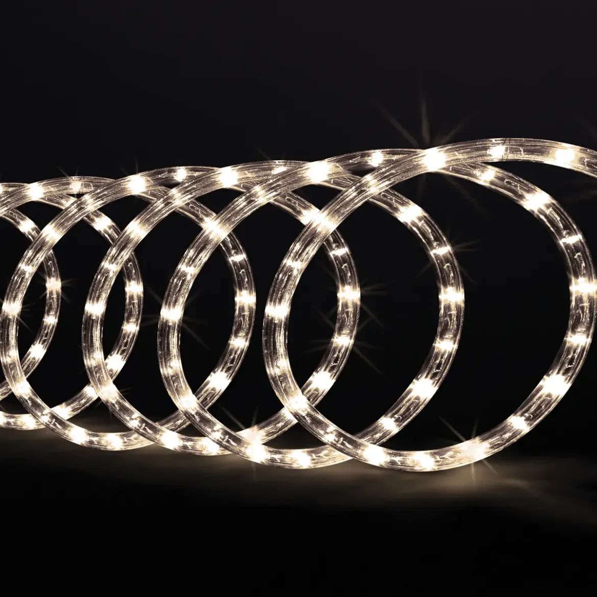 TUBE ELECTRIQUE EXTERIEUR A LED 10M BLANC CHAUD