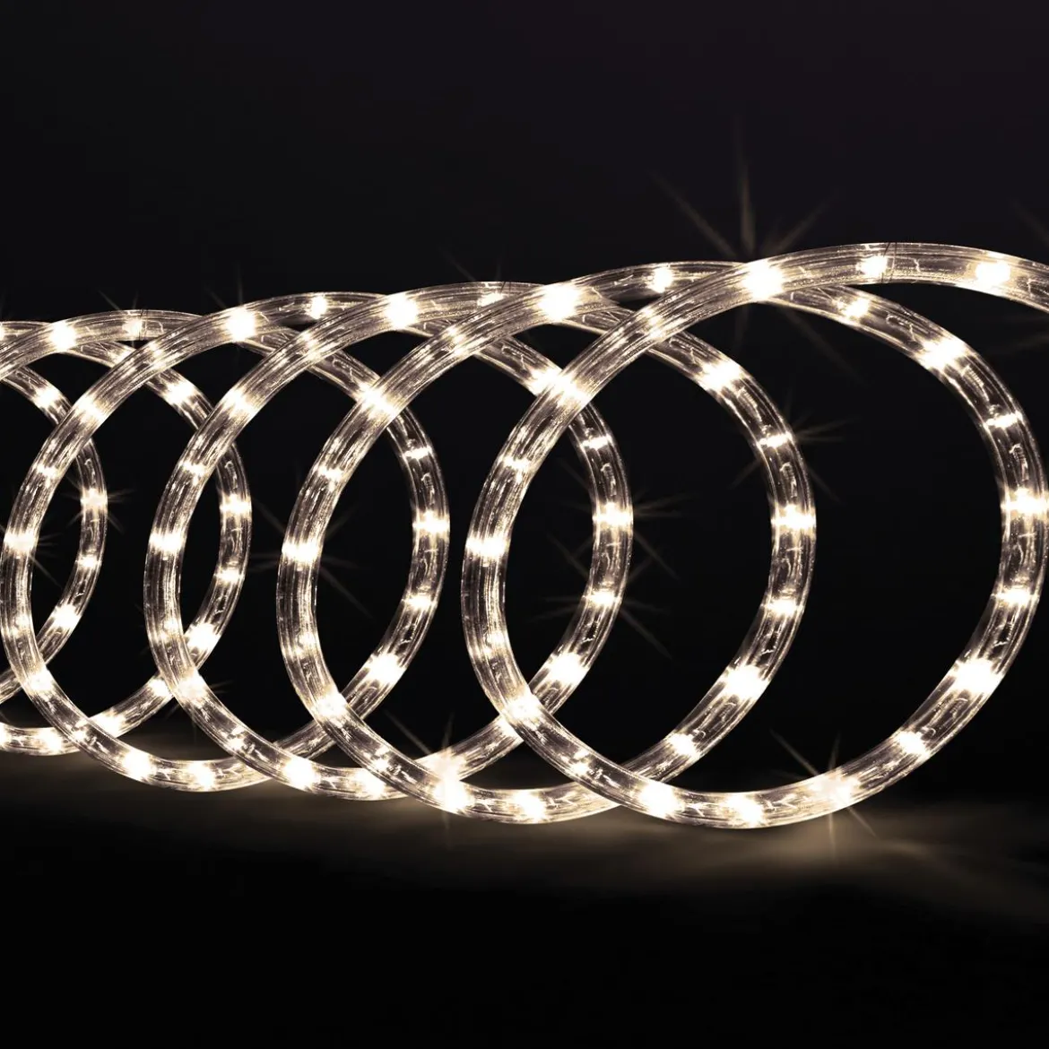 TUBE ELECTRIQUE EXTERIEUR A LED 10M BLANC CHAUD