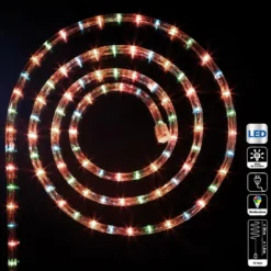 TUBE ELECTRIQUE EXTERIEUR A LEDS 24M MULTICOLORE