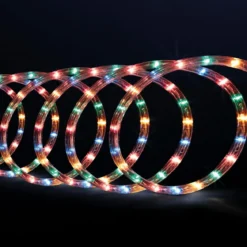 TUBE ELECTRIQUE EXTERIEUR A LEDS 40M MULTICOLORE