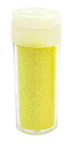TUBE PAILLETTES BIODEGRADABLES JAUNE X9G