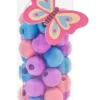 TUBE PERLES BOIS PAPILLON 0.9 A 1.7CM X15G