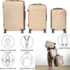 VALISE BEIGE 90L 47X76X31CM