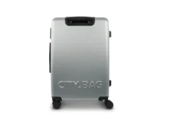 VALISE CITY BAG SYDNEY COLORIS ARGENTE 41X60X25CM