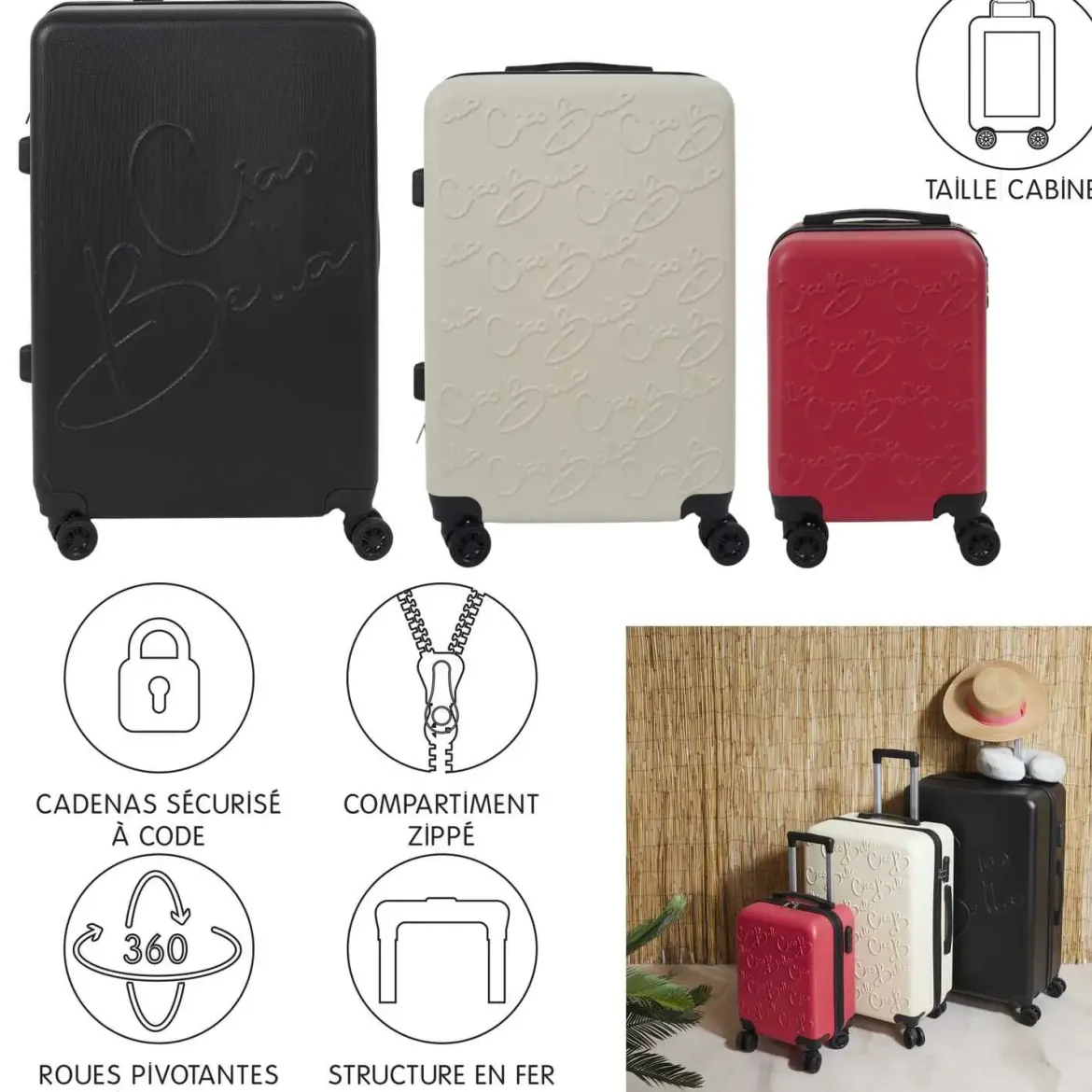 VALISE POP 25L 45X30X21CM
