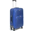 VALISE TISSU 8 ROUES BLEU MM D.70X45X31CM