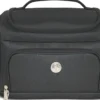 VANITYS TEXTILE MULTIPOCHES ZIPPEES NOIR PM 14X27X20 CM