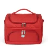 VANITYS TEXTILE MULTIPOCHES ZIPPEES ROUGE PM 14X27X20 CM