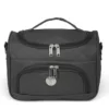 VANITYS TEXTILE MULTIPOCHES ZIPPEES NOIR PM 14X27X20 CM