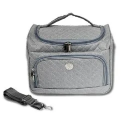 VANITYS TEXTILE ZIPPEES GRIS CHINE MM 21X31X25 CM