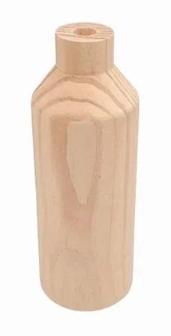 VASE SOLIFLORE BOIS 14X5CM