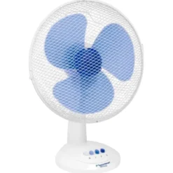 VENTILATEUR A POSER PIVOTANT BLANC D.35CM