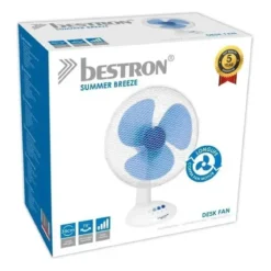 VENTILATEUR A POSER PIVOTANT BLANC D.35CM